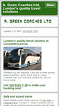 Mobile Screenshot of agreencoacheslondon.co.uk